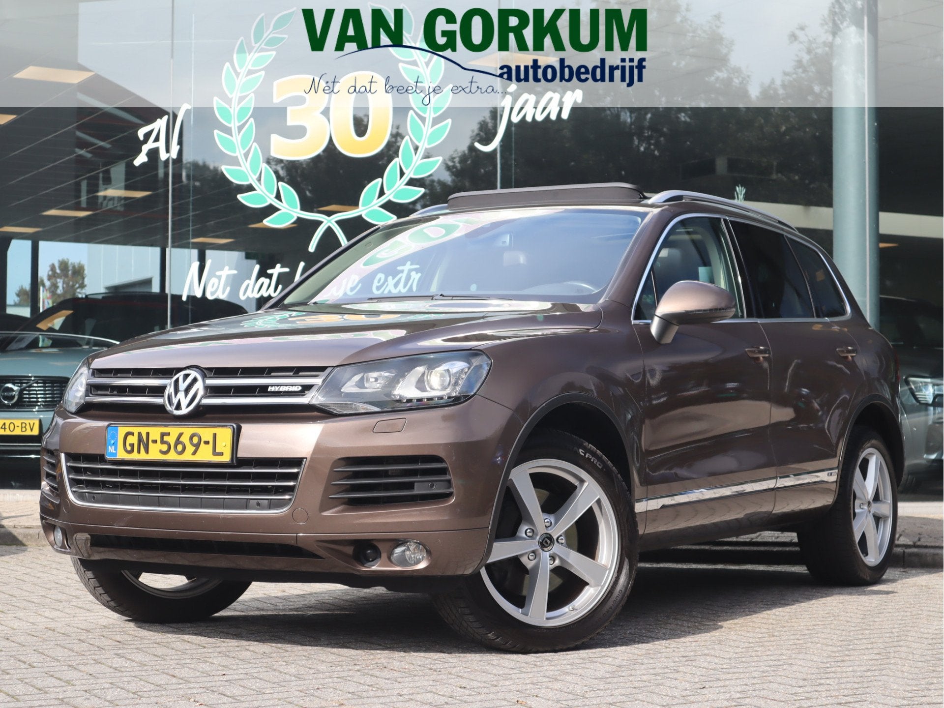 Volkswagen Touareg 3.0 TSI Hybrid Highline Navi /Leder / Luc, Auto's, Automaat, Euro 5, Gebruikt, 2995 cc
