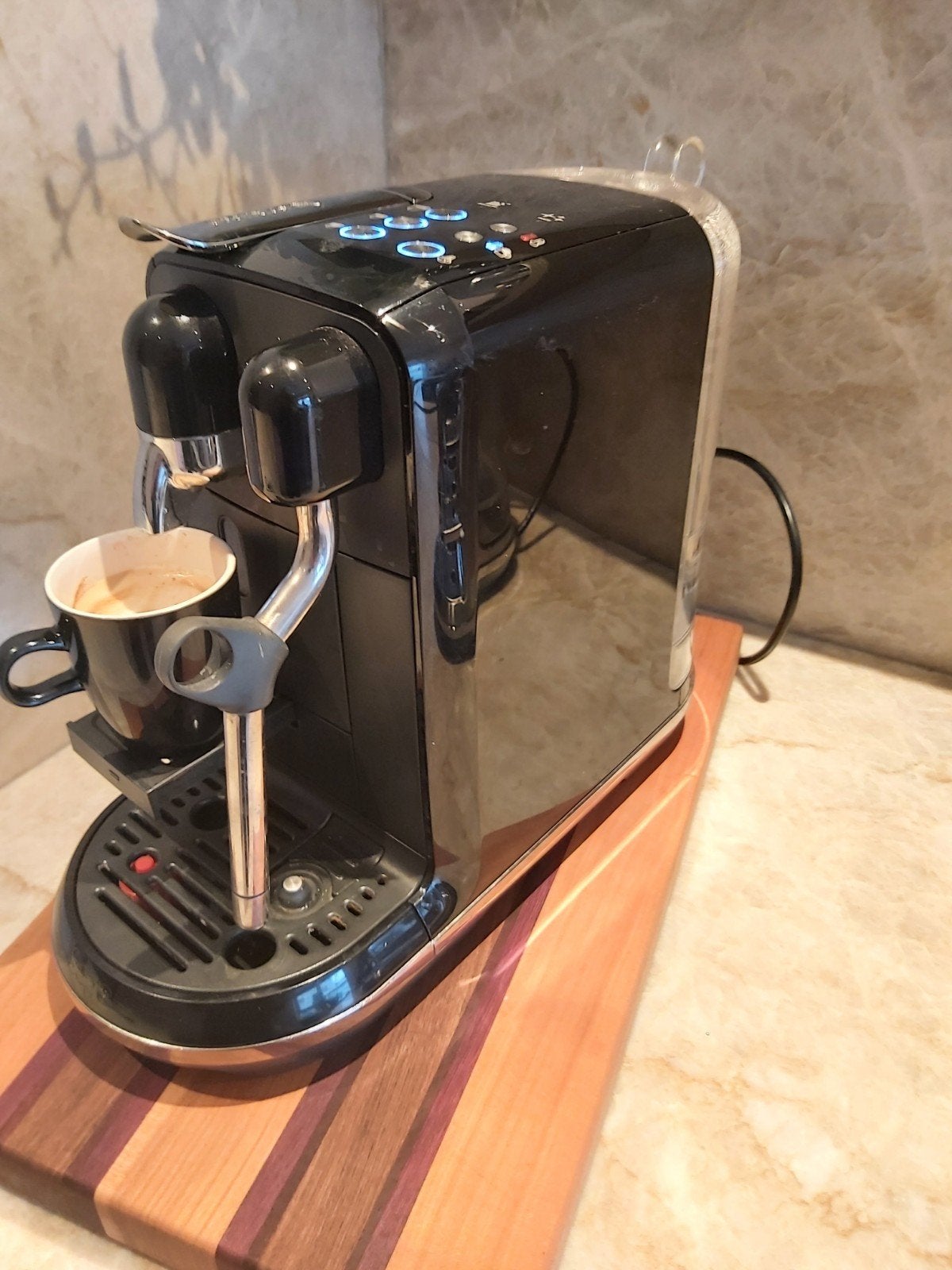 Sage Creatista Uno Nespresso machine, Witgoed en Apparatuur, Koffiezetapparaten, Koffiepads en cups, Gebruikt, Verzenden, Espresso apparaat