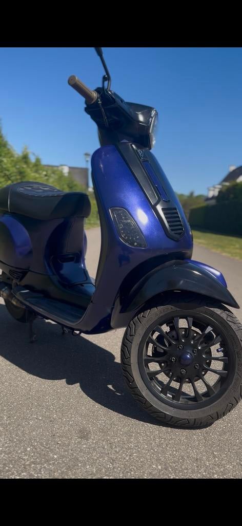 Custom vespa s50 polini 80cc, Fietsen en Brommers, Scooters | Vespa, Ophalen, Maximaal 45 km/u, Vespa S, Zo goed als nieuw