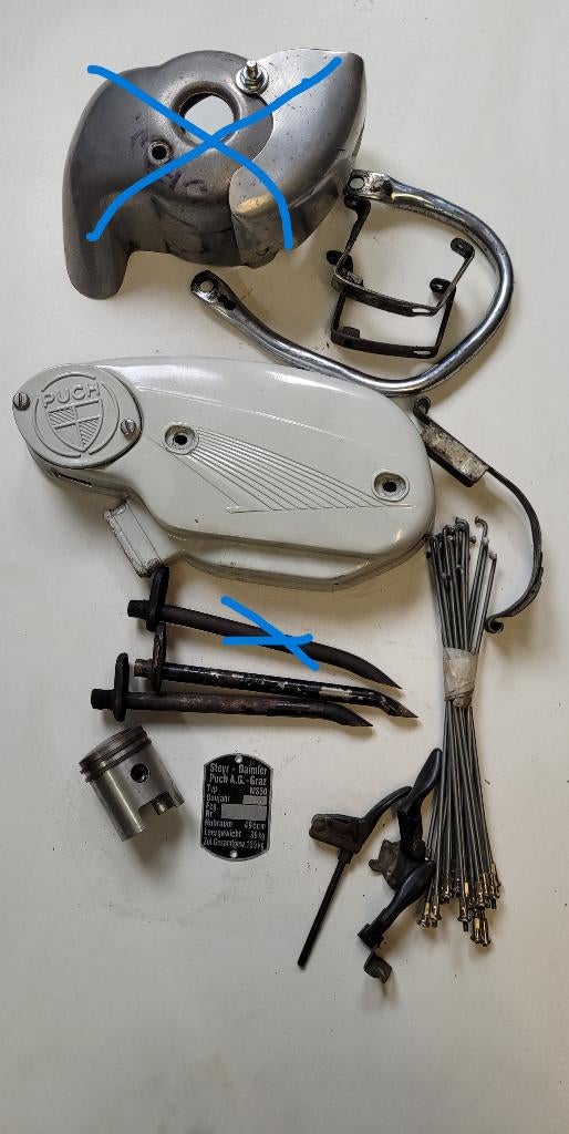 PUCH MS50/VS5/ MV50 onderdelen, Ophalen of Verzenden, Gebruikt