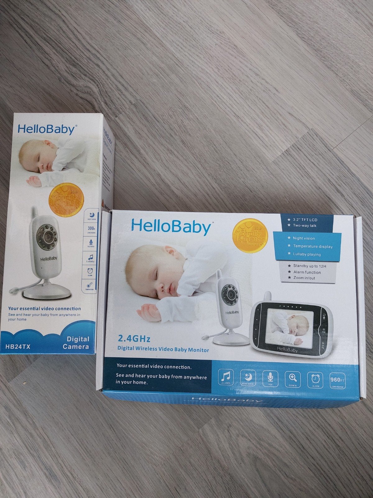 Hellobaby, Kinderen en Baby's, Babyfoons, Ophalen, Gebruikt, 250 meter of meer, Terugspreekfunctie