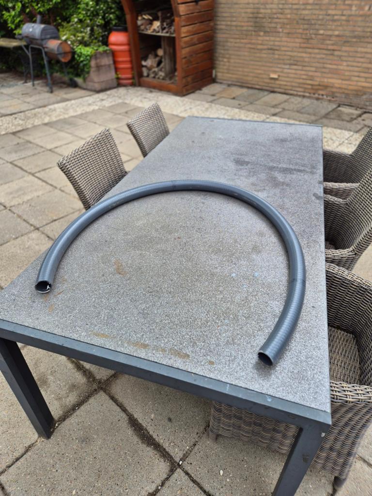 Flexibele PVC afvoerbuis, Ophalen, Pvc, Minder dan 2 meter, 80 mm of meer