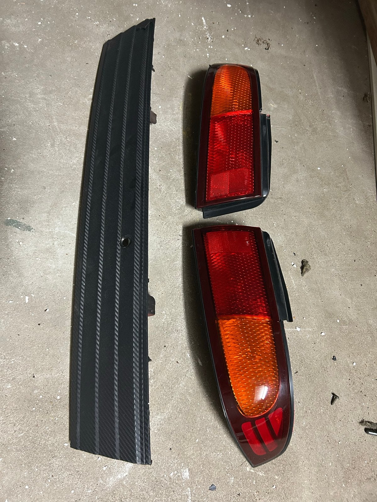 Nissan S14 200SX Achterlichten + midden Paneel, Ophalen of Verzenden, Gebruikt, Nissan