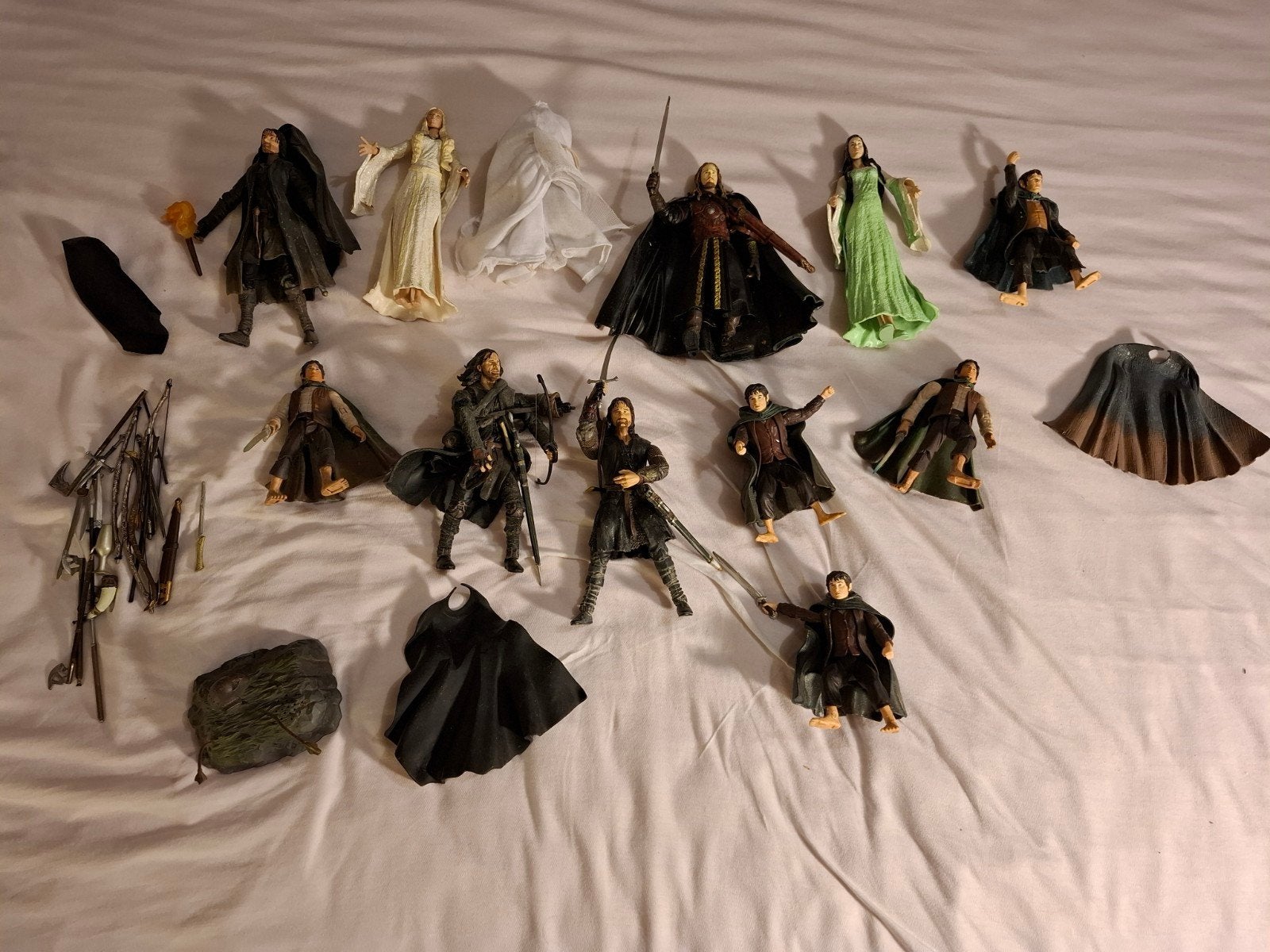 Extreem Grote Collectie Lord of the Rings, Verzamelen, Ophalen of Verzenden, Gebruikt, Actiefiguurtje