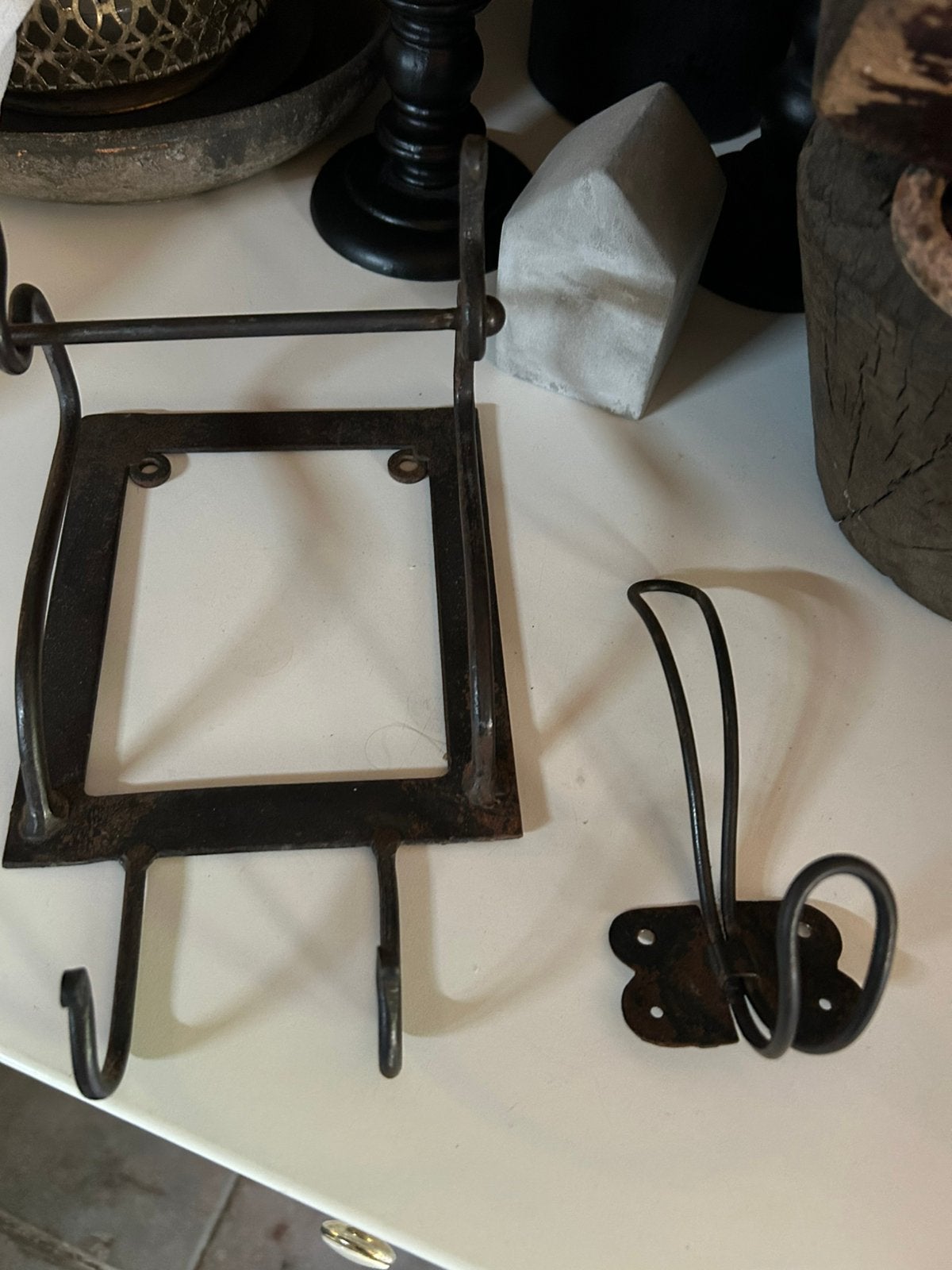 Wc rolhouder & haakje voor een handdoek, Ophalen, Gebruikt