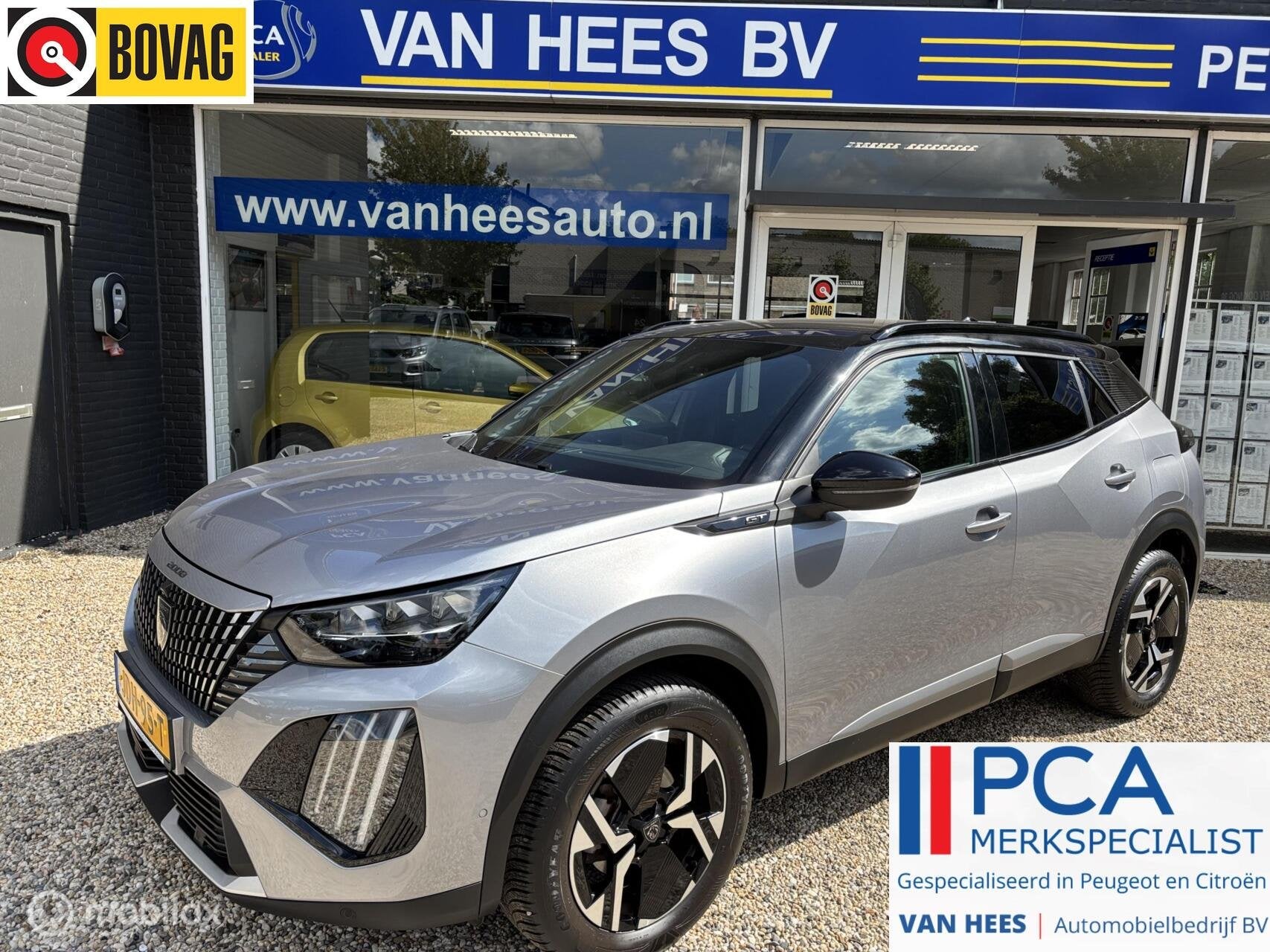 Peugeot 2008 1.2 PureTech 130 GT autom navi dodehoek detecti, Auto's, 1199 cc, Leder en Stof, 1180 kg, 3 cilinders