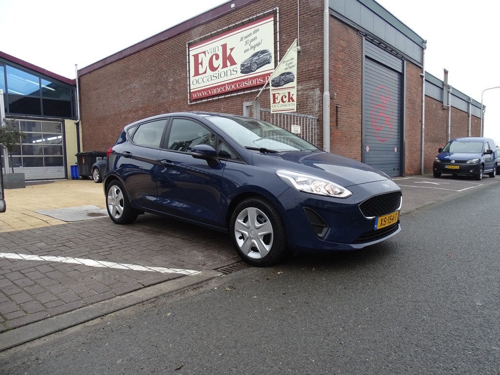 Ford Fiesta 1.1 Trend (bj 2019), Auto's, Ford, Voorwielaandrijving, Gebruikt, Blauw, 49 €/maand