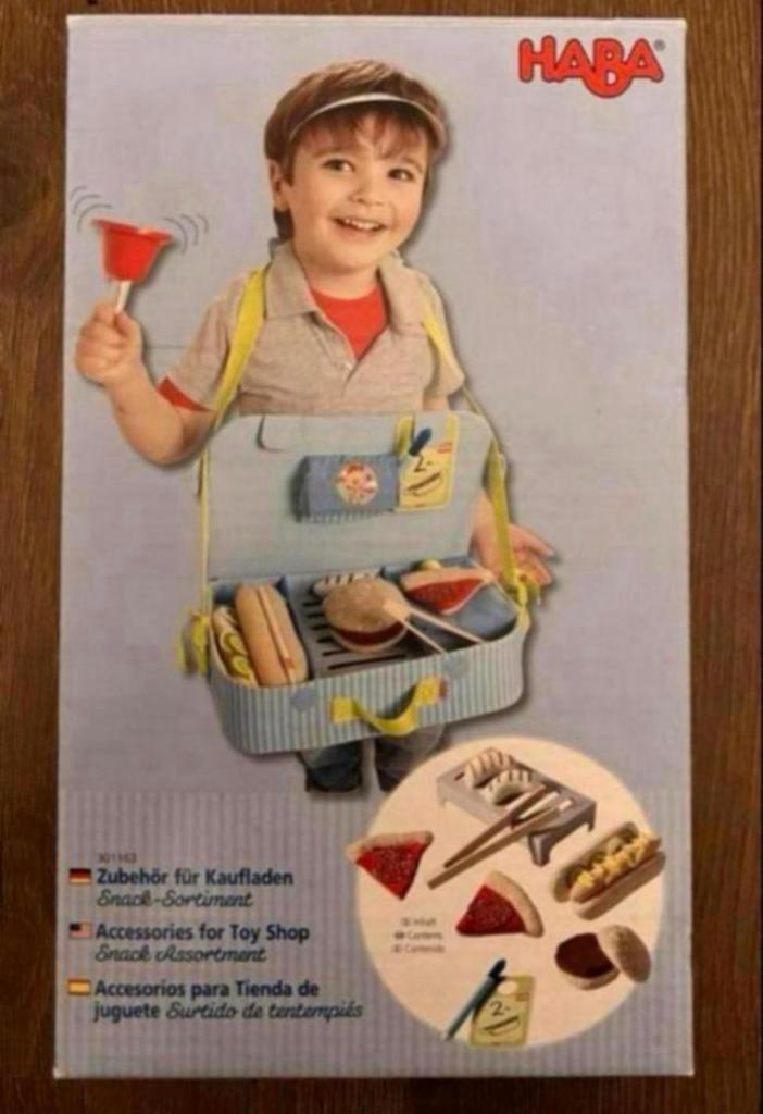 Nieuw! HABA Biofino accessoires voor snackassortiment TK, Ophalen of Verzenden, Nieuw, Overige materialen, Speelkeuken-accessoire