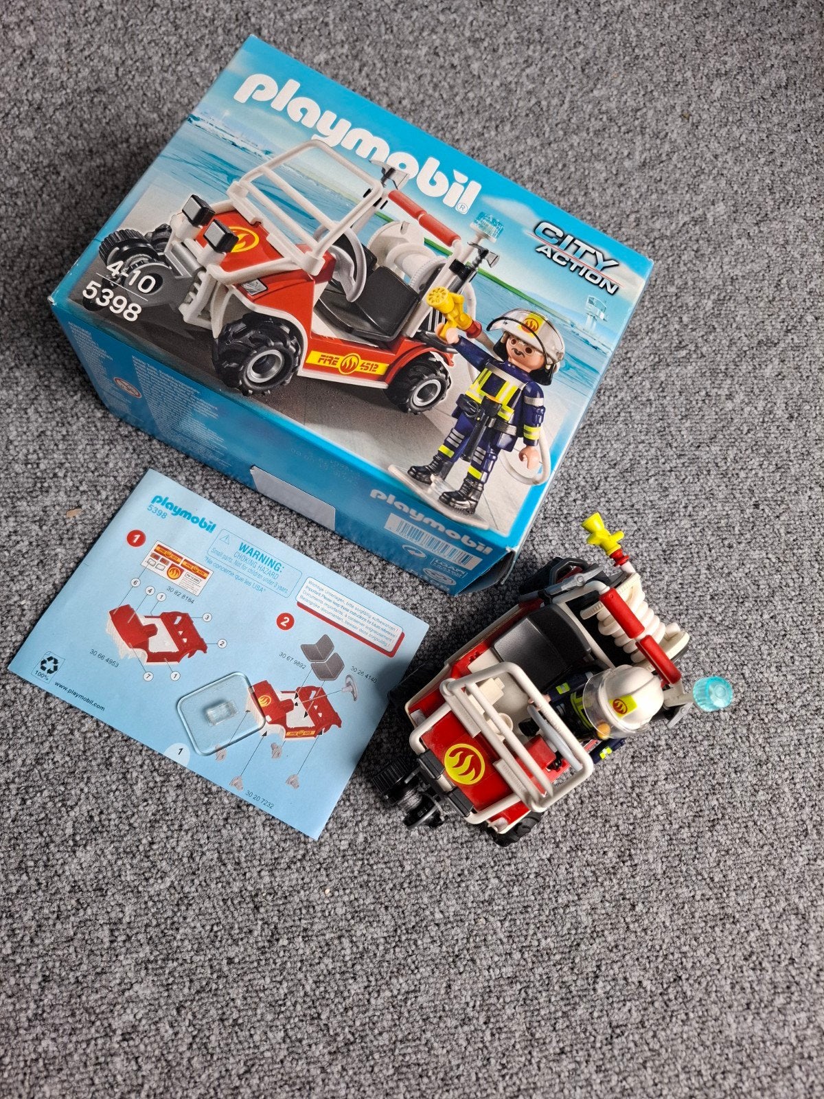 Playmobil City Action Brandweer Buggy (5398), Gebruikt, Complete set, Voertuig, Ophalen of Verzenden