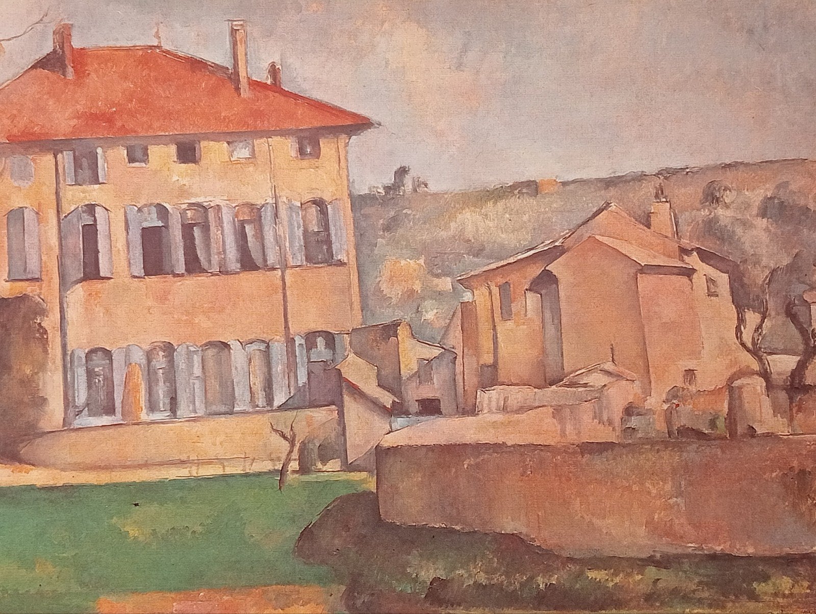 Paul Cezanne Jas de Bouffan print 1995, Ophalen of Verzenden