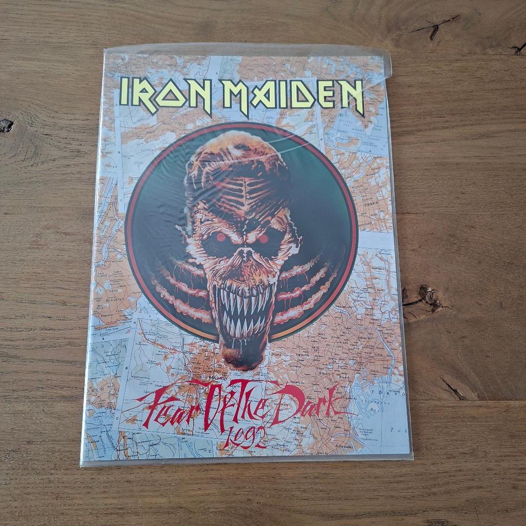 Iron Maiden Fear Of The Dark 1992 Tourbook, Ophalen of Verzenden, Gebruikt