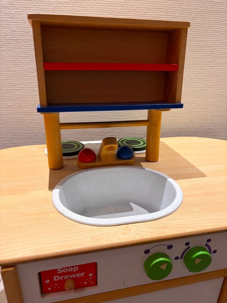 Houten kinderkeukentje, Ophalen, Gebruikt, Hout, Speelkeuken