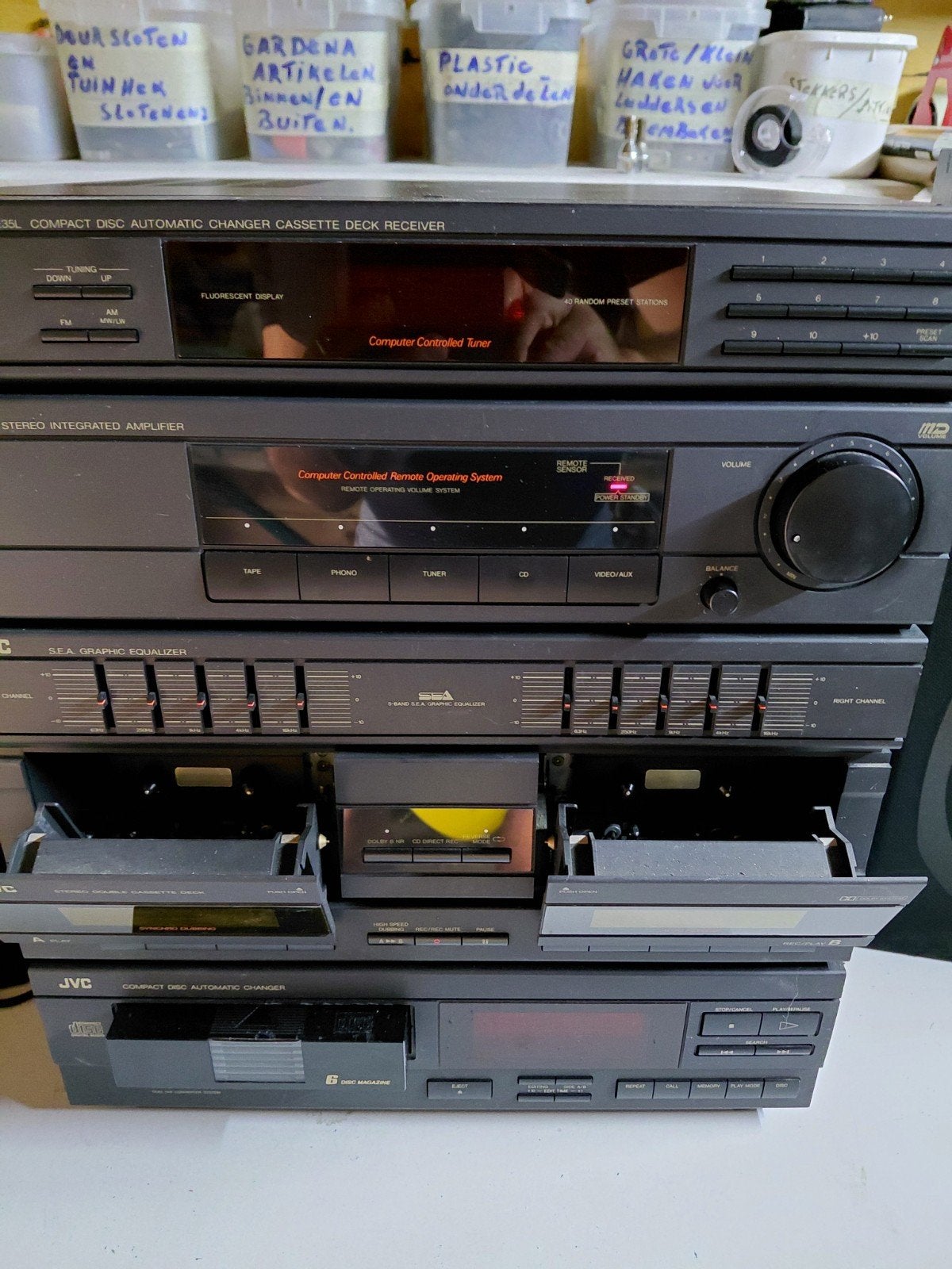 jvc toren set 3 in 1 ., Ophalen of Verzenden, JVC