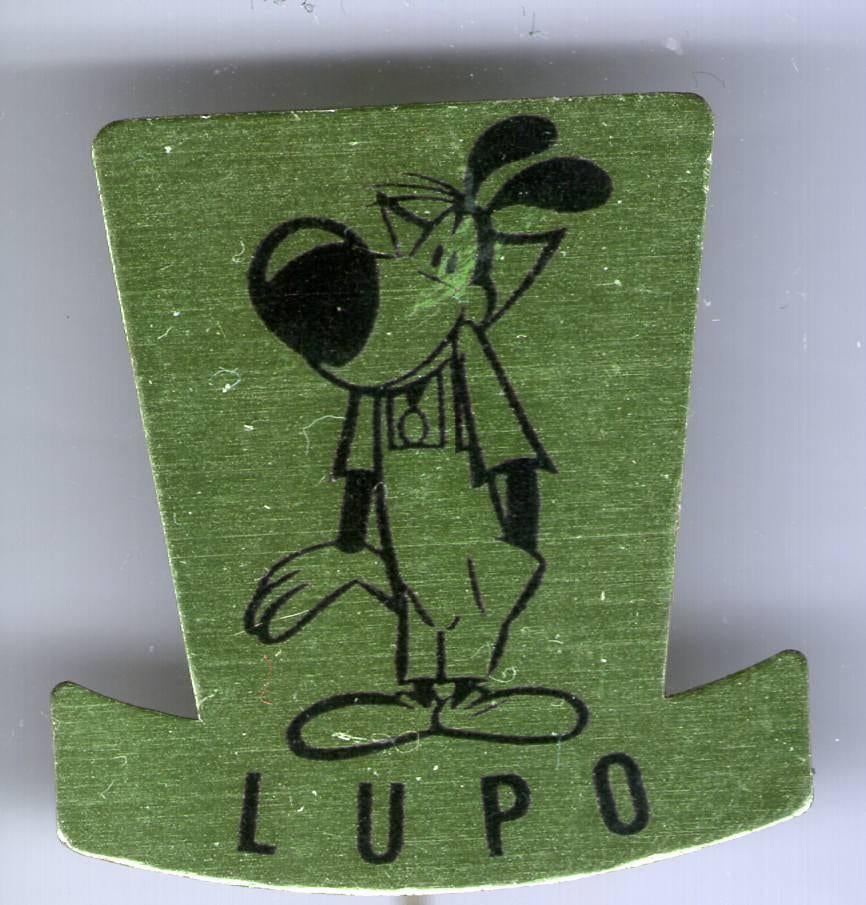 LUPO blik stripfiguur speldje ( S_111 ), Verzamelen, Speldjes, Pins en Buttons, Verzenden, Zo goed als nieuw, Figuurtje, Speldje of Pin