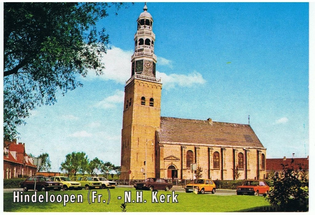 Hindelopen  NH Kerk  K 17, Ophalen of Verzenden, Ongelopen