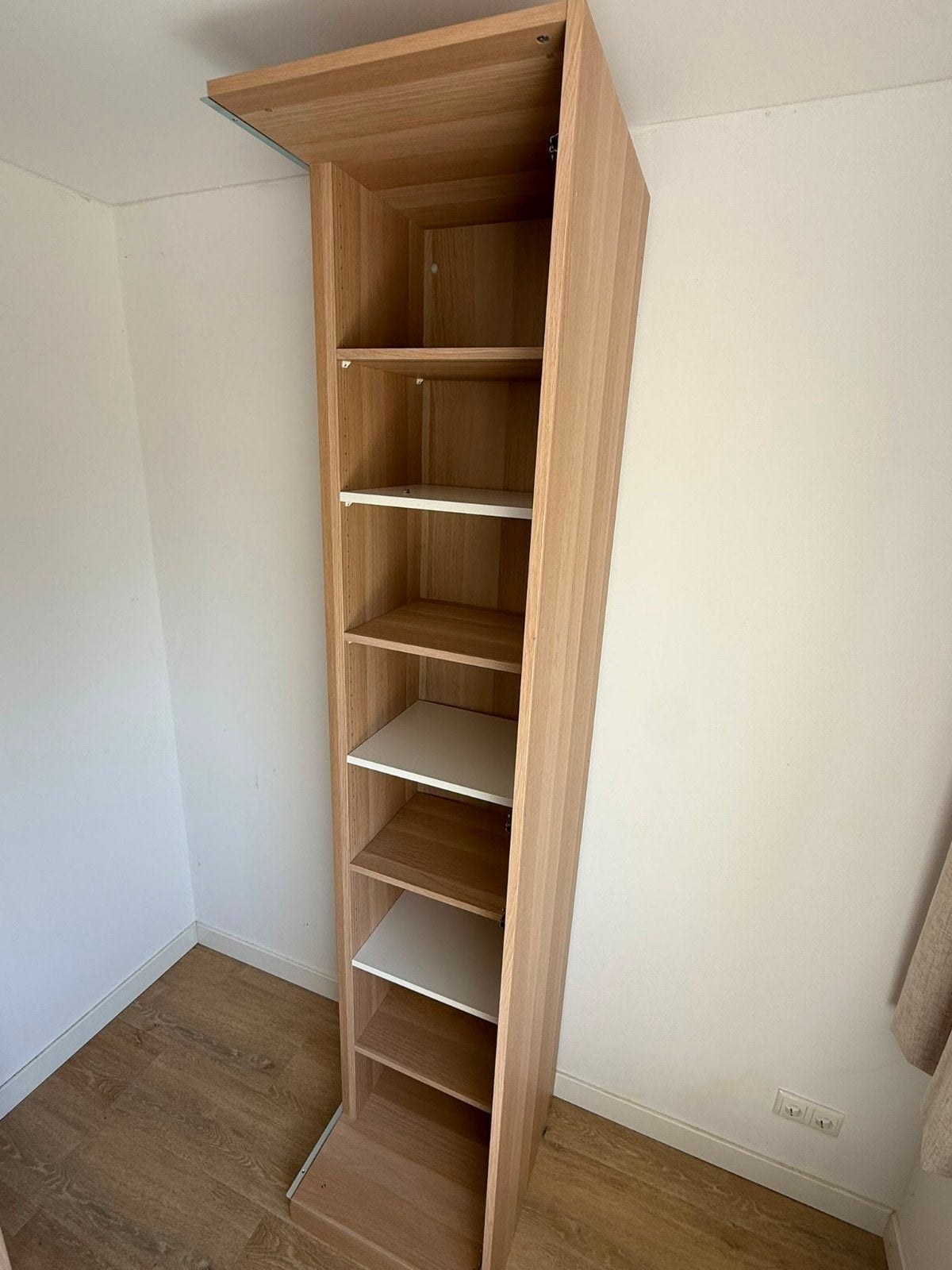 PAX hoek element Eiken kleur, Ophalen, Met plank(en), 200 cm of meer, 50 tot 100 cm
