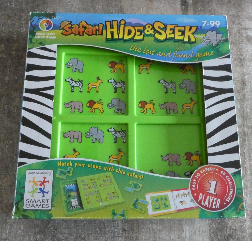 Smart Games Hide & Seek - Safari vanaf 7 jaar., Ophalen of Verzenden, Zo goed als nieuw, Puzzelen