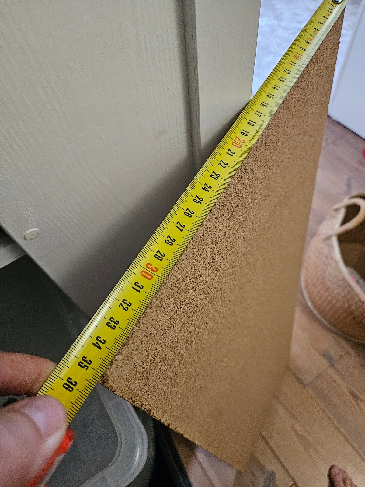 Grote kurkplaat - 100x35x1,5cm, Huis en Inrichting, Ophalen of Verzenden, Zo goed als nieuw