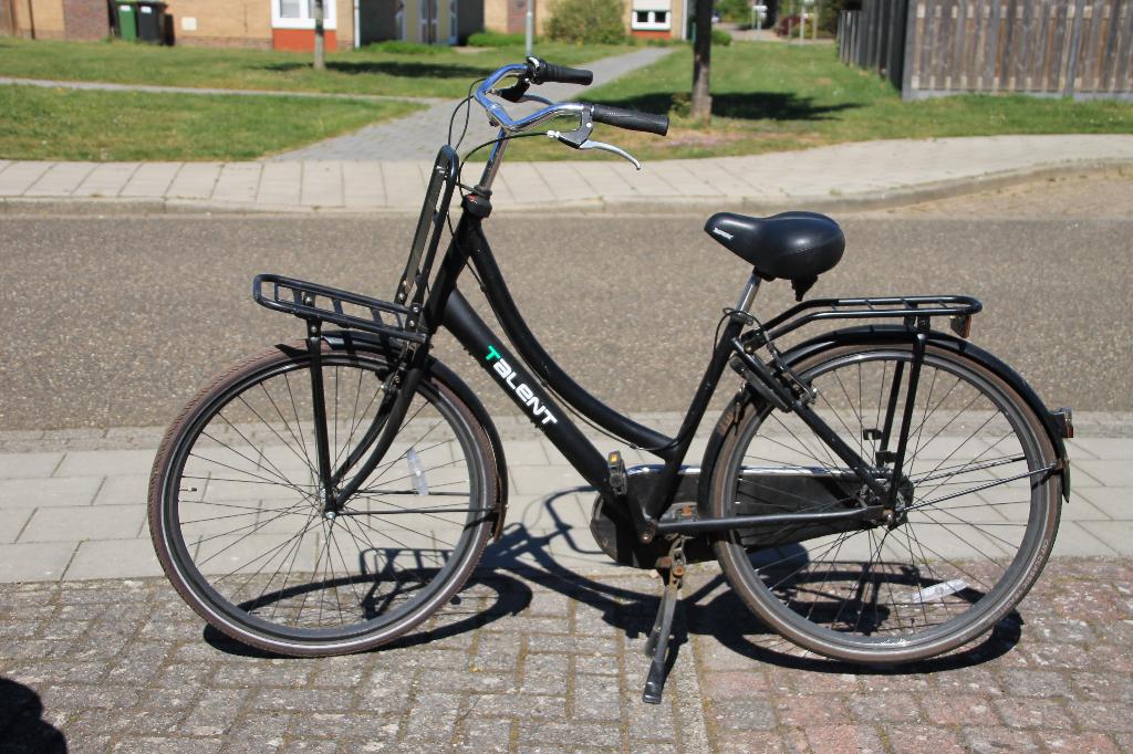 Talent Transport damesfiets, 3 versnellingen, V-brakes, Gebruikt, Velgrem, 47 tot 50 cm, Versnellingen