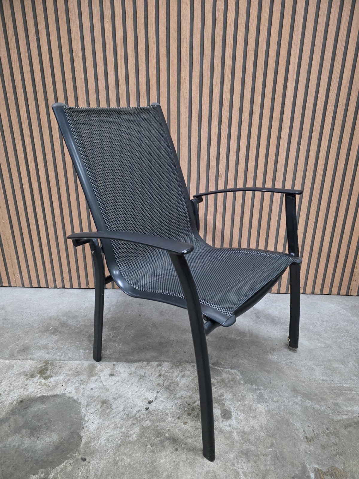 6 Kees smit tuinmeubelen terras stoelen horeca cace bistro, Ophalen of Verzenden, Zo goed als nieuw, Zwart, Vijf, Zes of meer stoelen
