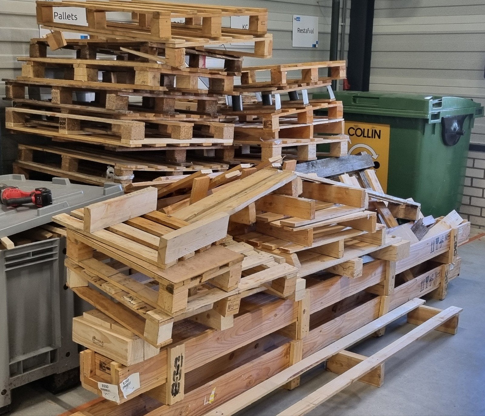 Gratis pallets ophalen, Doe-het-zelf en Verbouw, Hout en Planken, Ophalen, Gebruikt, 50 mm of meer, Pallet