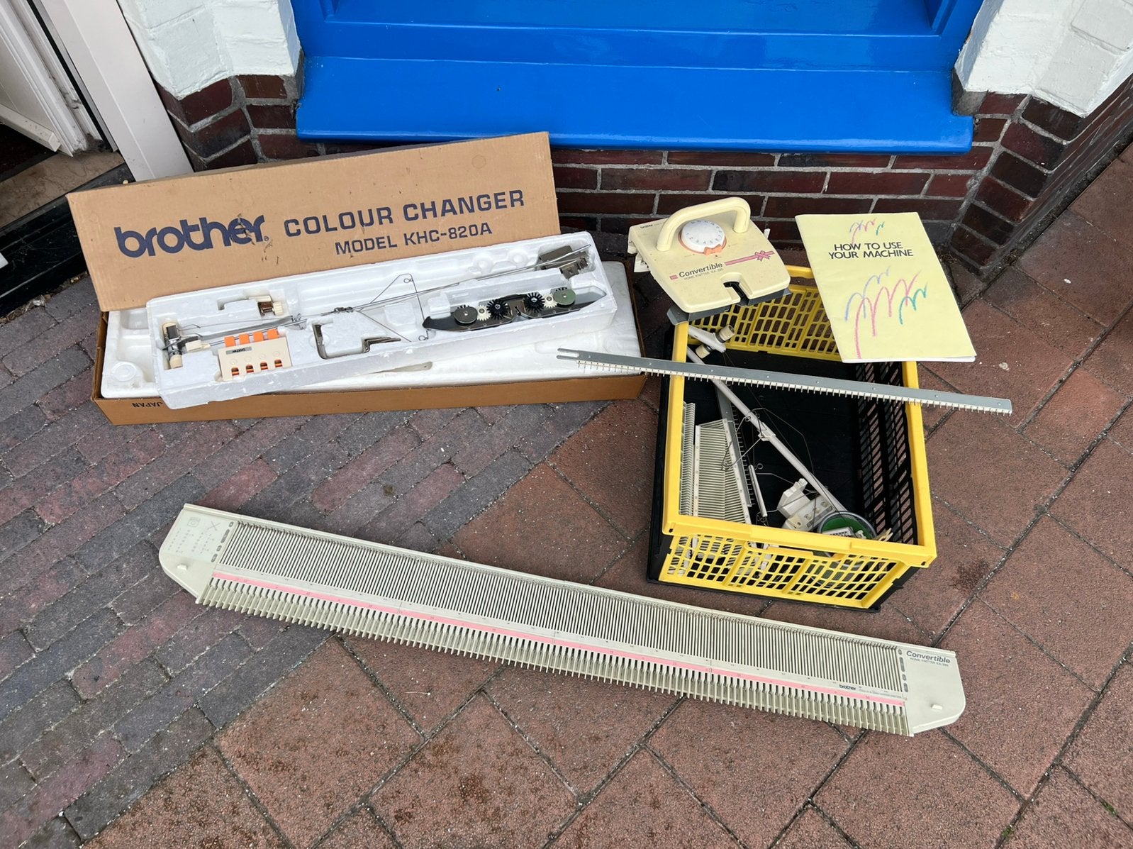Te Koop : Breimachine Brother KX-395 / KHC-820A Onderdelen, Hobby en Vrije tijd, Breien en Haken, Ophalen of Verzenden, Zo goed als nieuw