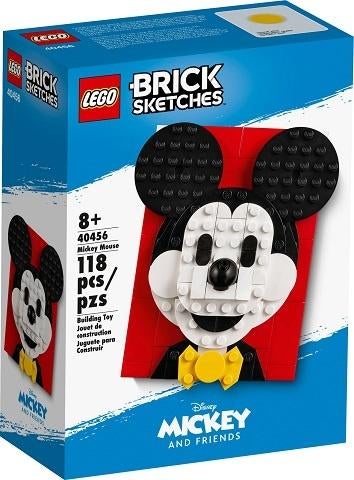 40456 LEGO Disney Brick Sketches: Mickey Mouse -Nieuw!!, Lego, Nieuw, Ophalen of Verzenden, Disney