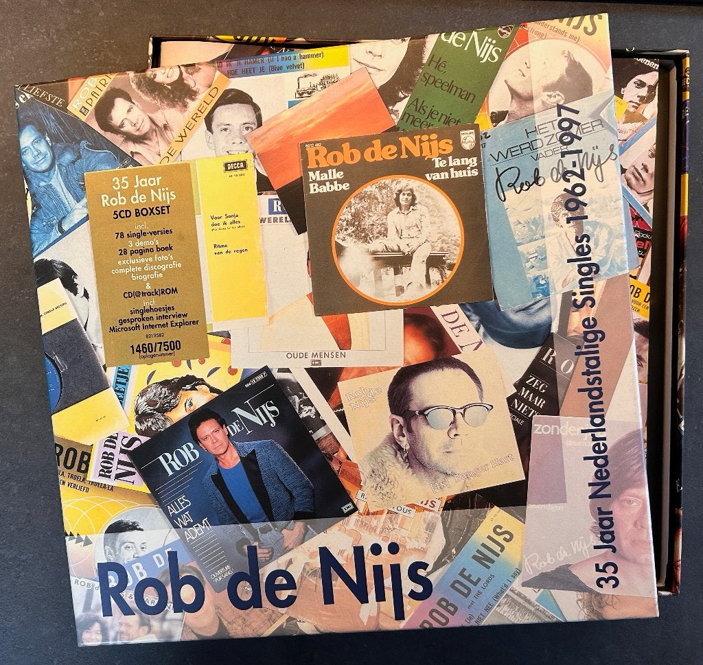 ROB DE NIJS - 35 Jaar Rob de Nijs ( 5CD Boxset ), Boxset, Inclusief boekje, Ophalen of Verzenden, Zo goed als nieuw