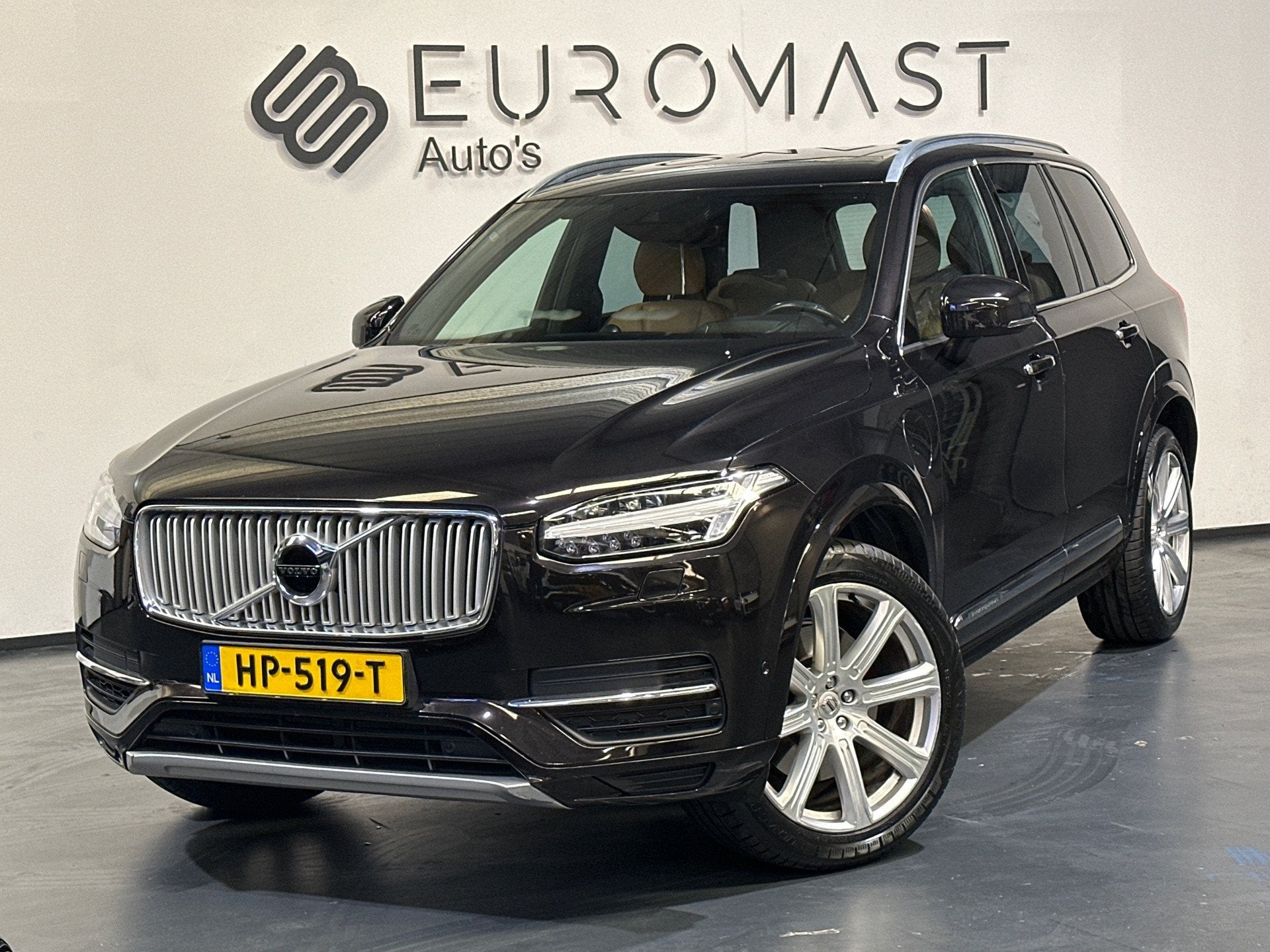Volvo XC90 2.0 T8 Twin Engine AWD Inscription 360camera | He, Gebruikt, 1969 cc, 7 stoelen, Zwart