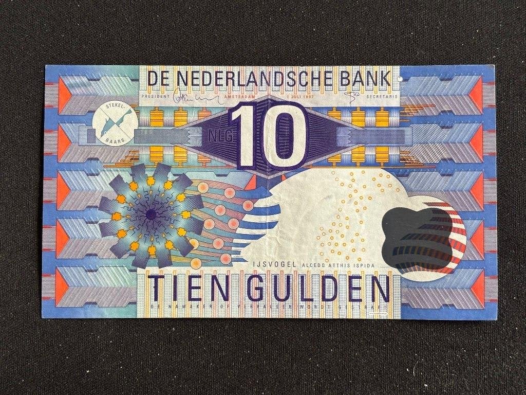 10 Gulden 1997 – De IJsvogel (Jaap Drupsteen), Verzenden, 10 gulden, Los biljet