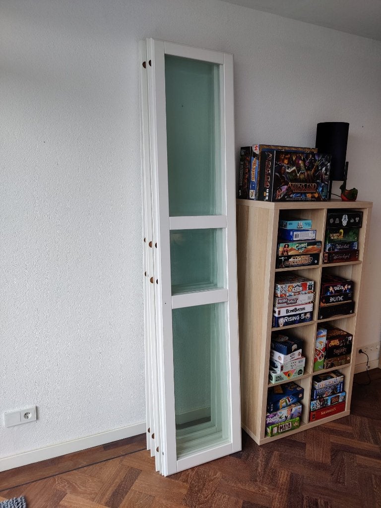 Kastdeur Tyssedal Ikea Wit met glas, Huis en Inrichting, Kasten | Kledingkasten, Ophalen, 200 cm of meer, 50 tot 100 cm, 25 tot 50 cm