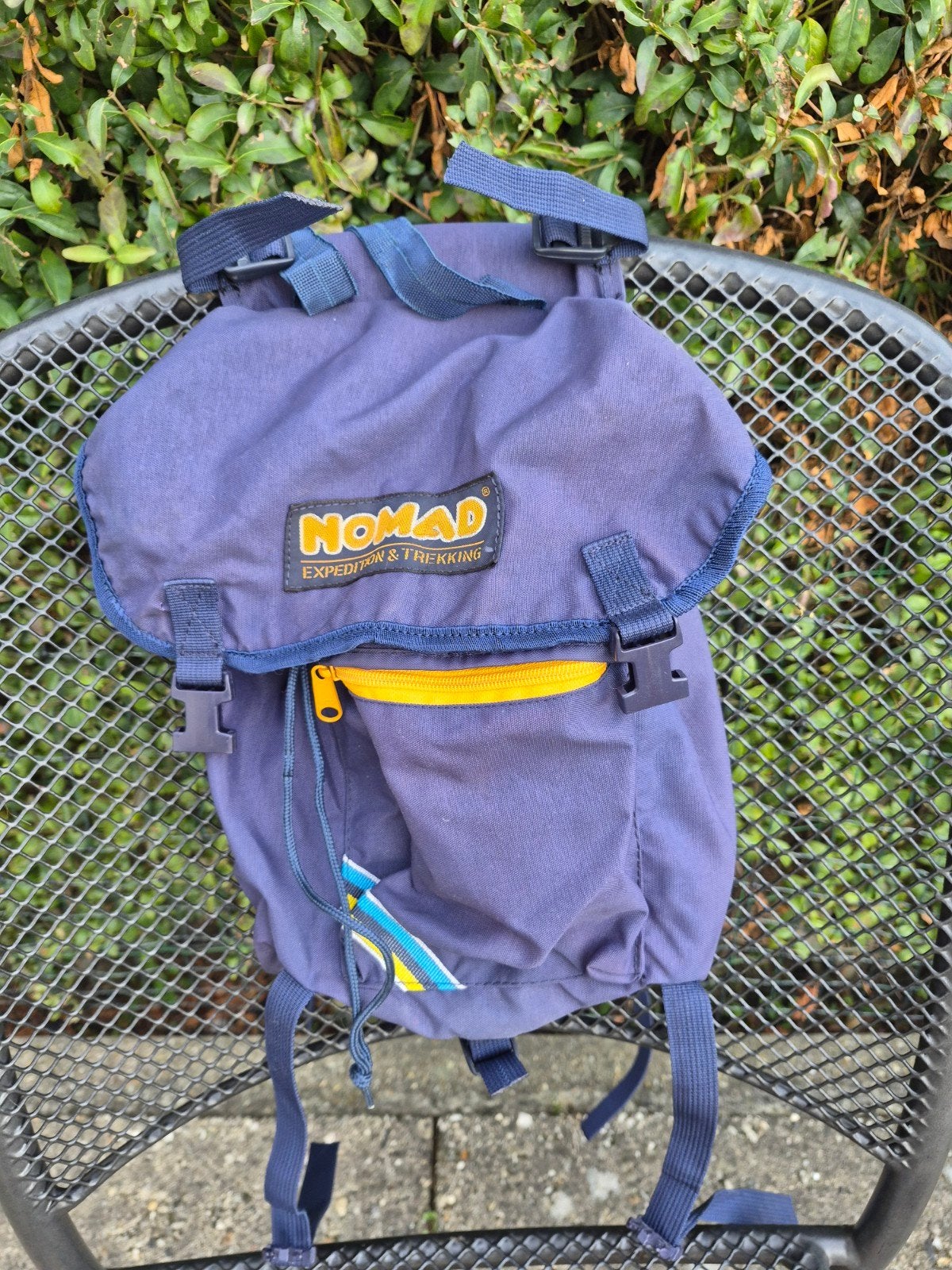 Vintage Nomad Fietstas - Blauw, 30x20x7 cm, Fietsen en Brommers, Verzenden, Gebruikt, Nomad
