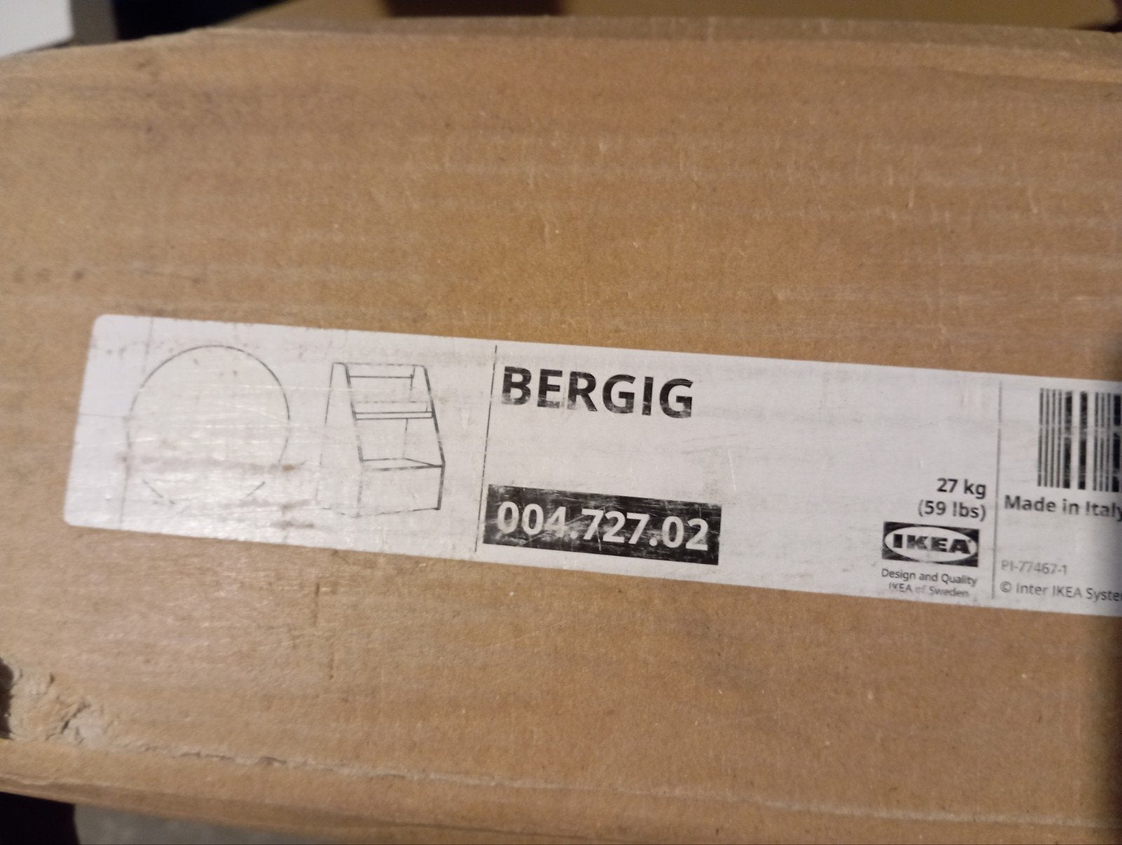 Nieuwe IKEA BERGIG Boekenkast Wit - Kinderkamer Opberger, Ophalen, Nieuw