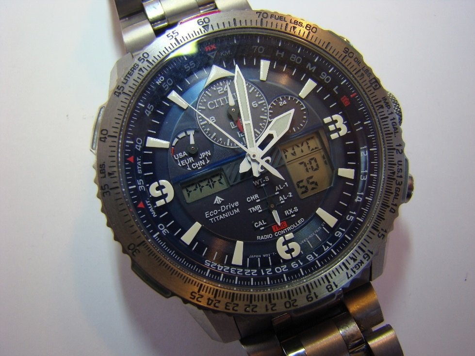 Citizen Promaster Skyhawk JY8100-80L Titanium, Overige materialen, Overige materialen, Ophalen of Verzenden, Zo goed als nieuw
