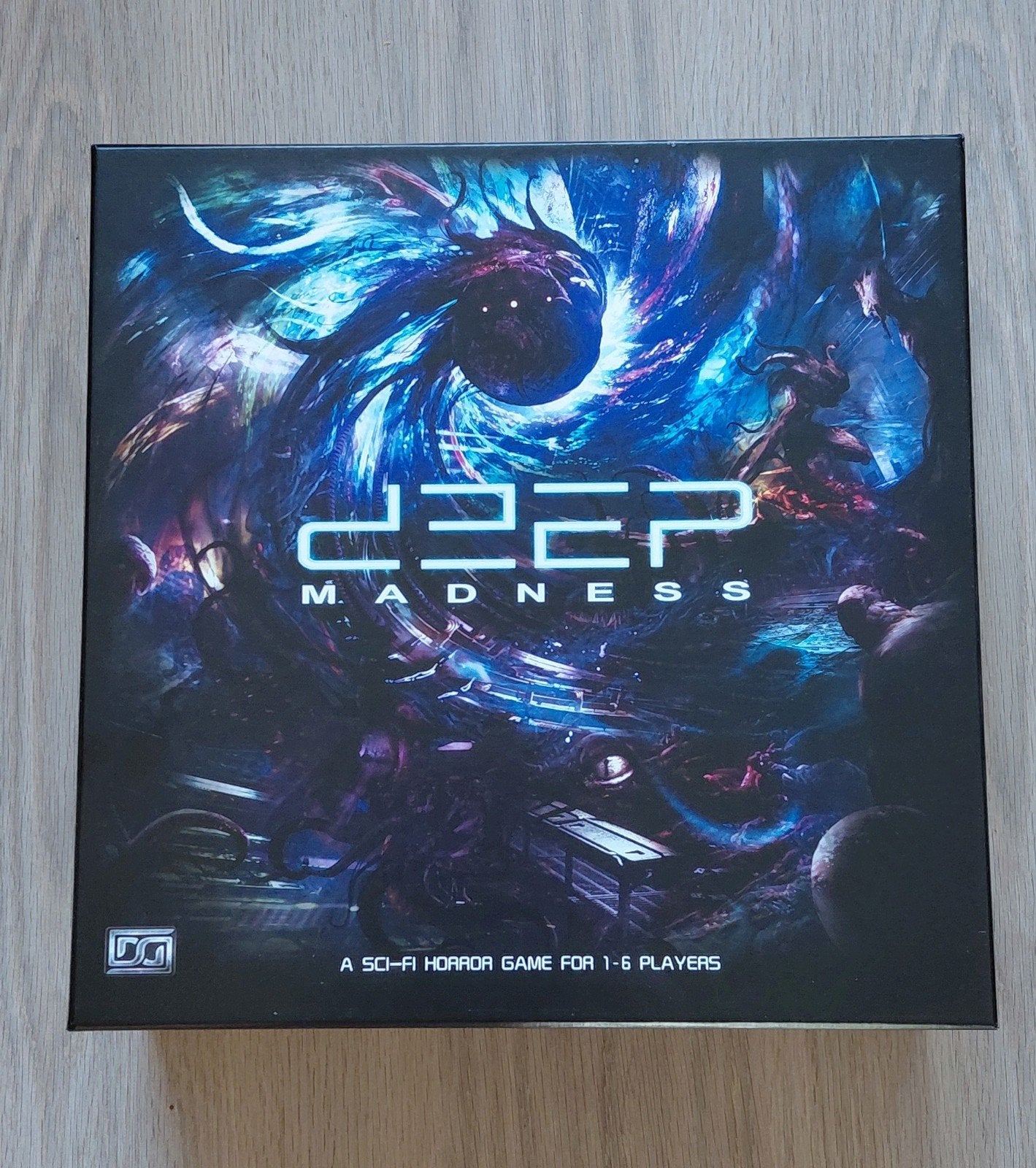 Deep Madness Bordspel - Sci-Fi Horror Avontuur + Promo card, Hobby en Vrije tijd, Gezelschapsspellen | Bordspellen, Vijf spelers of meer