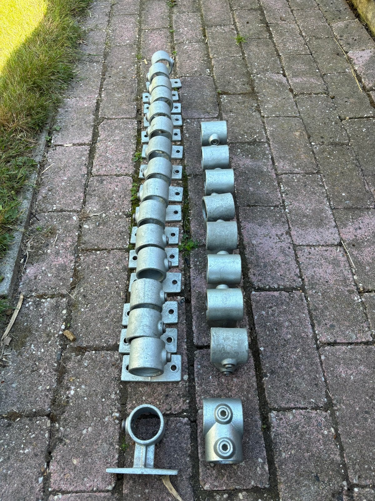 Buiskoppeling 42,4 gegalvaniseerd, Ophalen of Verzenden, Gebruikt