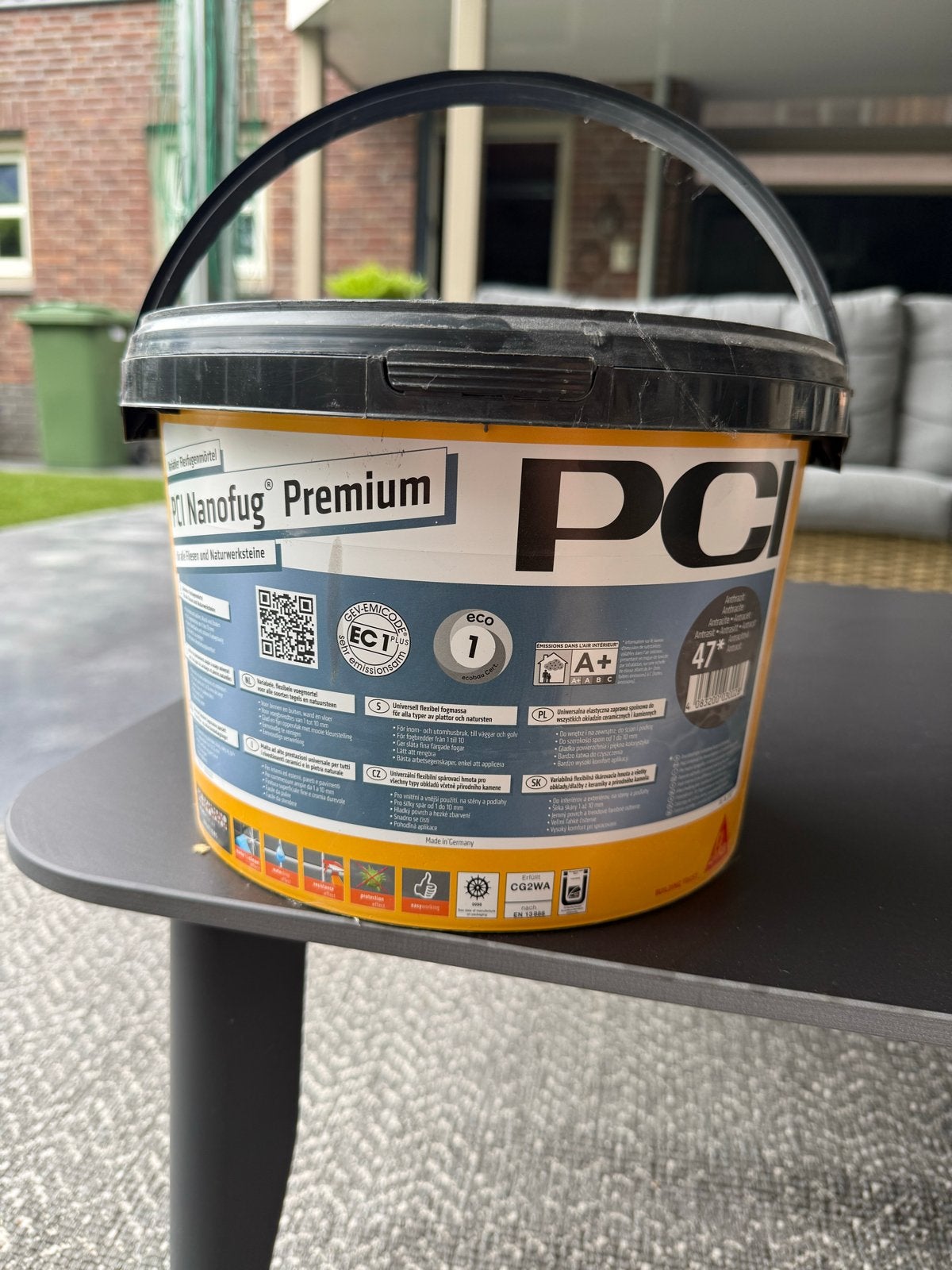 PCI Nanofug Premium - Antraciet voegmiddel (ongeopend), Ophalen of Verzenden, Nieuw