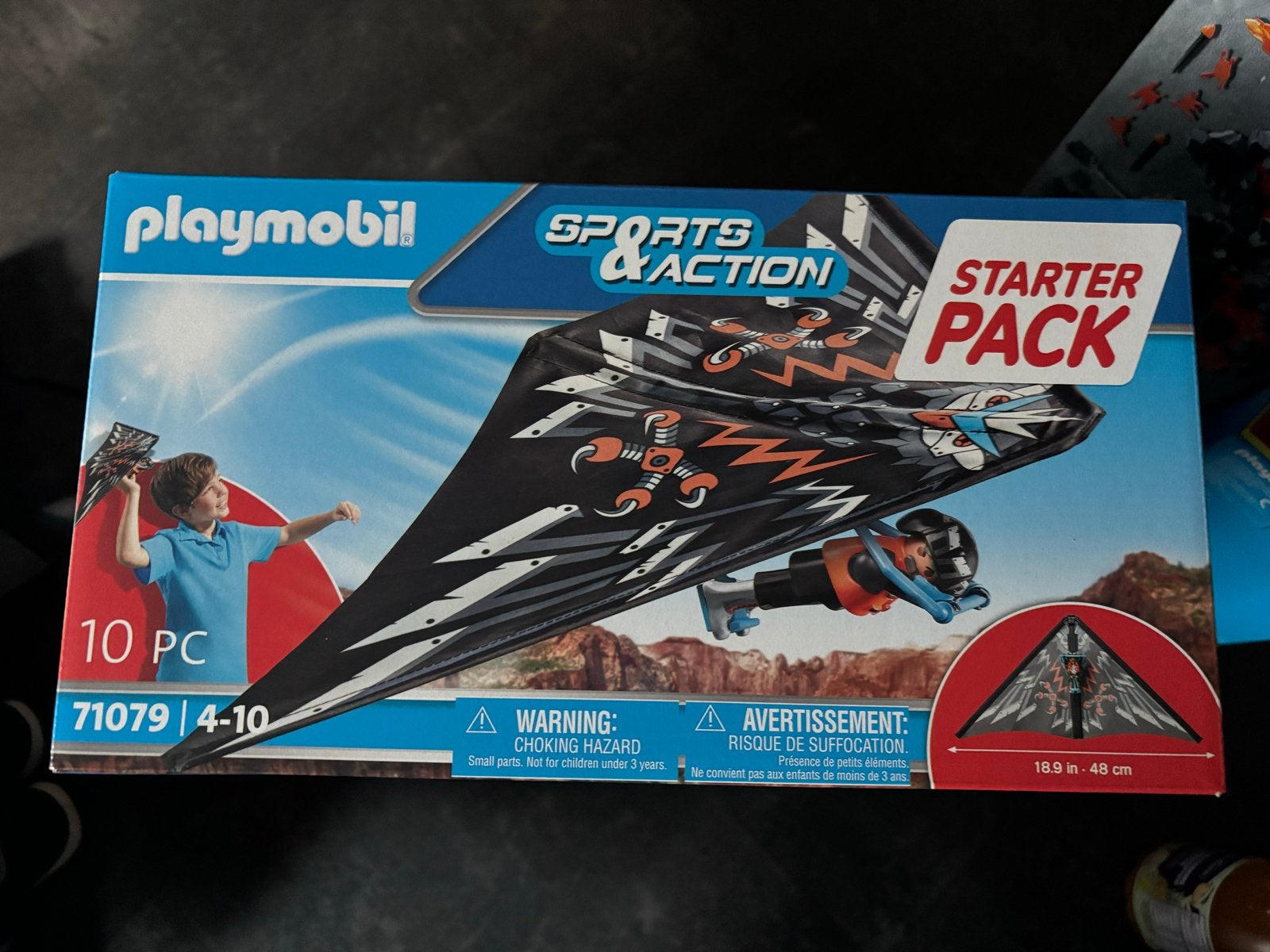 PLAYMOBIL Sports & Action Starter Pack Deltavlieger, Ophalen of Verzenden, Nieuw