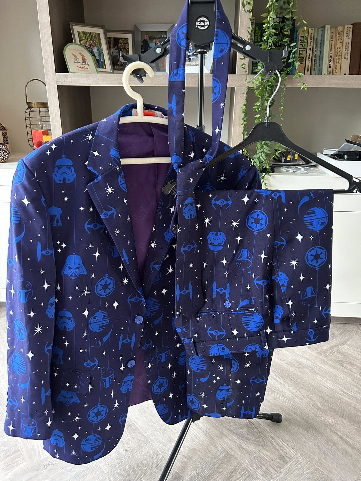 Opposuits Star Wars Pak - Maat 52/54 (L), Ophalen of Verzenden, Zo goed als nieuw, Maat 52/54 (L), Blauw