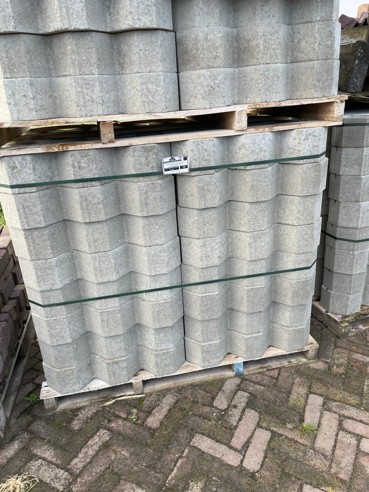 Grasstenen NIEUW 600x400 dik 120 mm, Tuin en Terras, Tegels en Klinkers, Ophalen of Verzenden, Nieuw, Beton, Terrastegels