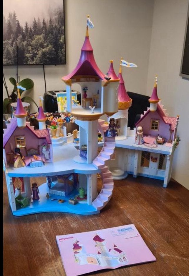 Prinsessen kasteel playmobil, Ophalen of Verzenden, Gebruikt, Poppenhuis
