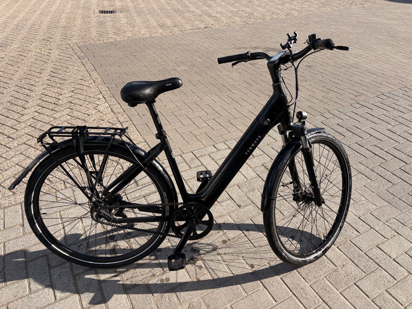 Tenways CGO800S Midnight Black E-bike, Zo goed als nieuw, 50 km per accu of meer, 55 tot 59 cm, Ophalen