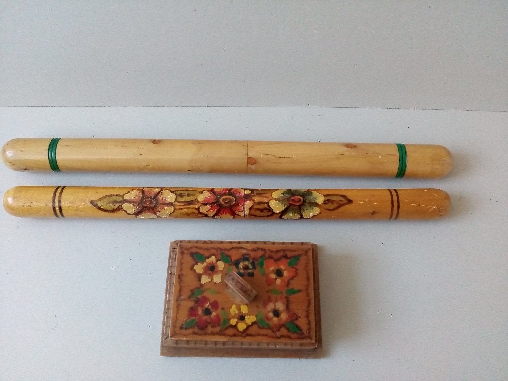 Houten Naalden kokers/ knopen kistje. Pr. per stuk vanaf, Ophalen of Verzenden