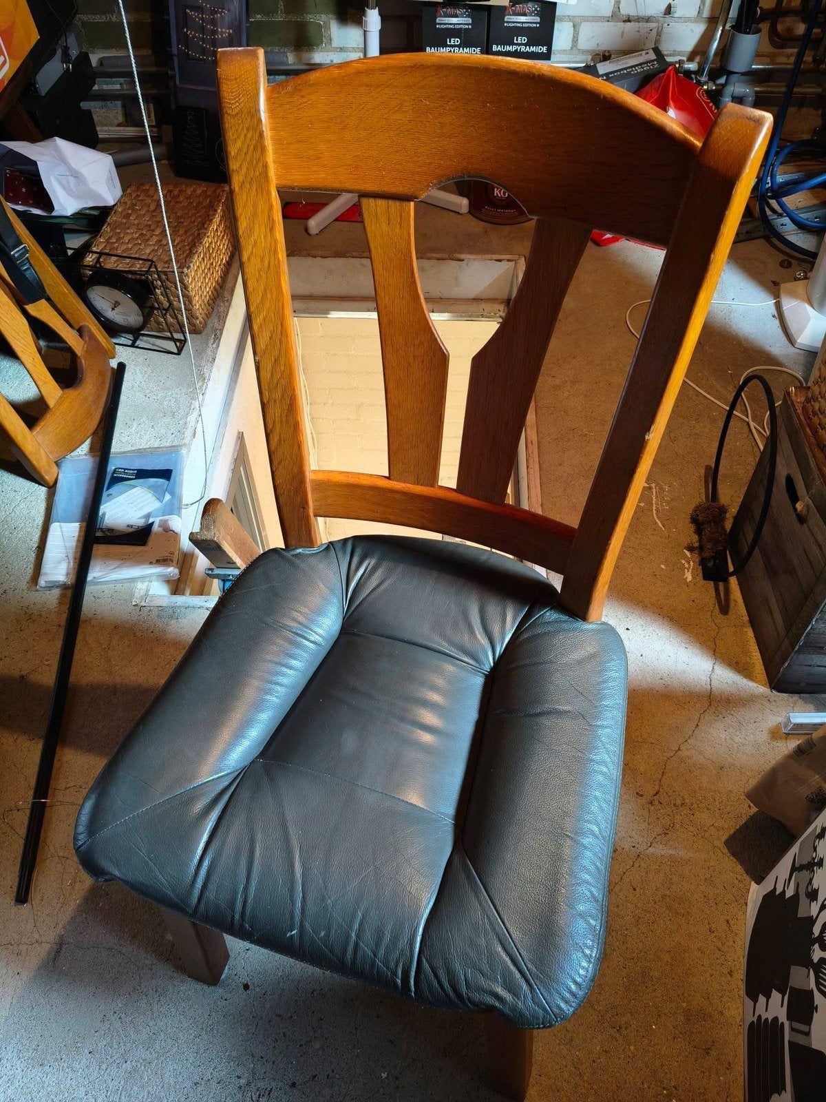 Licht eiken keukenstoelen, Ophalen, Overige materialen, Gebruikt, Overige kleuren