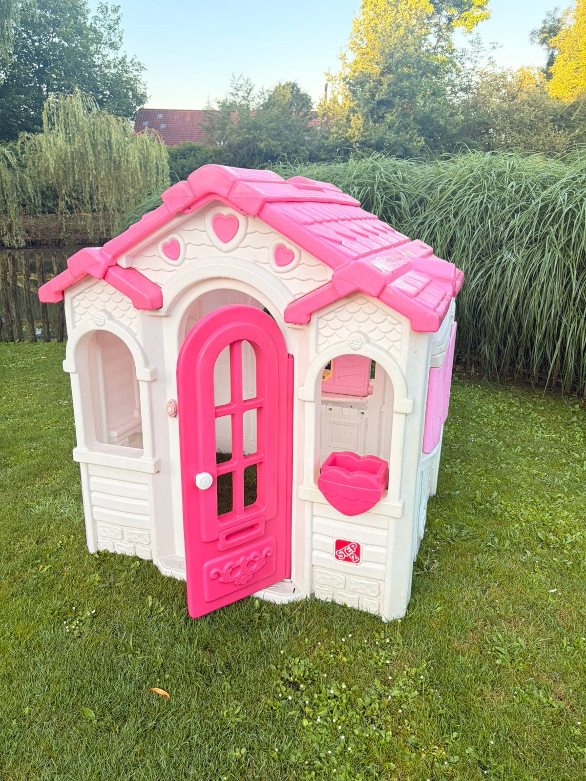 Speelgoed Tuinhuis voor kinderen, Ophalen of Verzenden, Zo goed als nieuw, Kunststof