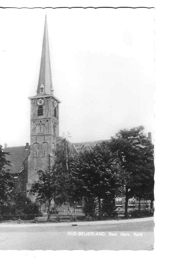 Oud Beijerland, Ophalen of Verzenden, 1940 tot 1960, Ongelopen, Zuid-Holland