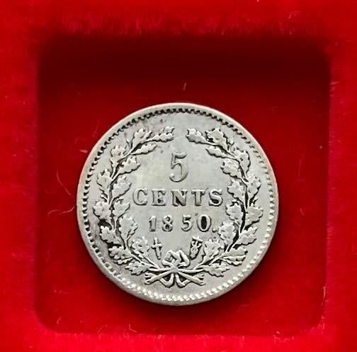 VERSCHILLENDE JAREN 5 cent Willem III, Postzegels en Munten, Munten | Nederland, Ophalen, Koning Willem III, Zilver, Losse munt