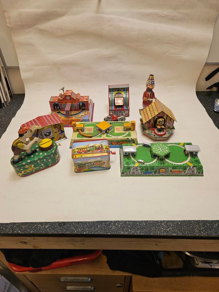 Vintage Blikken Speelgoed Collectie, Antiek en Kunst, Ophalen of Verzenden