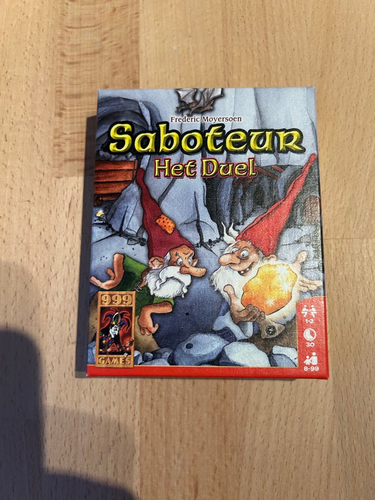 Saboteur: Het Duel - Kaartspel voor 1-2 spelers, Een of twee spelers, Ophalen of Verzenden, Gebruikt