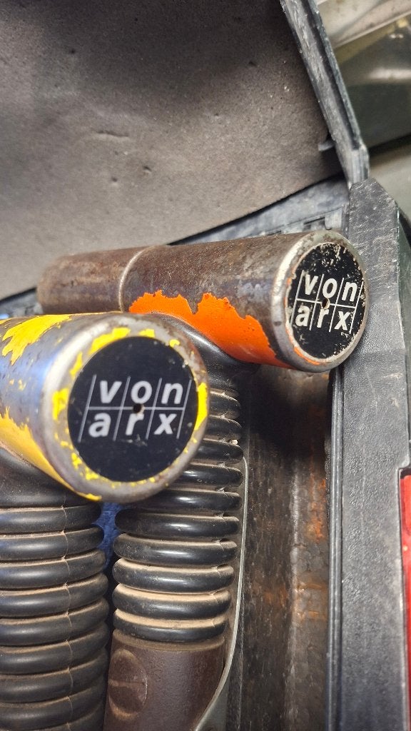 2x Von Arx Voegbeitels op lucht pneumatisch. Met beitels, Gebruikt, ,, Ophalen of Verzenden, ,